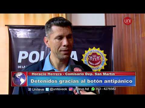 Dos detenidos gracias al botón antipánico