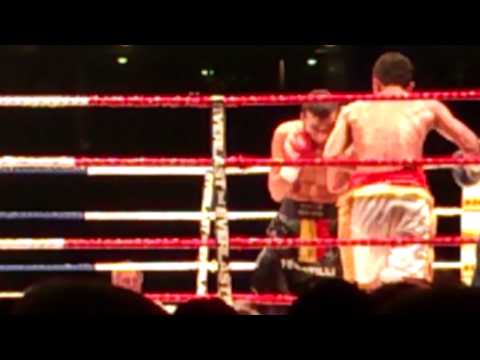 Ermano Fegatilli round 5 vs Michael Isaac Gents Boksgala round X