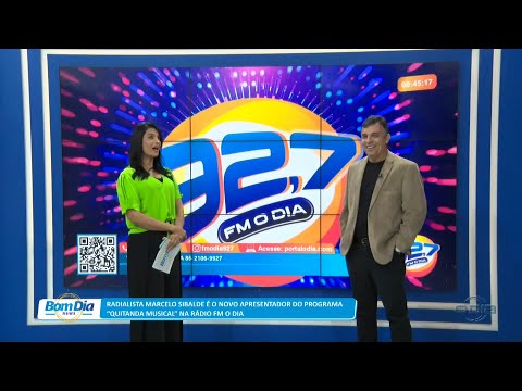 Radialista Marcelo Sibalde é o novo apresentador do “Quitanda Musical” na FM O DIA 24 02 2023