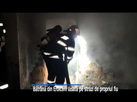 Bătrână din Erbiceni lăsată pe străzi de propriul fiu