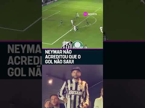 SE LIGA NA REAÇÃO DO NEYMAR NESSE GOL QUE O SANTOS PERDEU #shorts