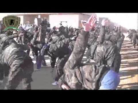 لقطات من المعسكر التدريبي التابع للواء مغاوير بابا عمرو في ريف حمص