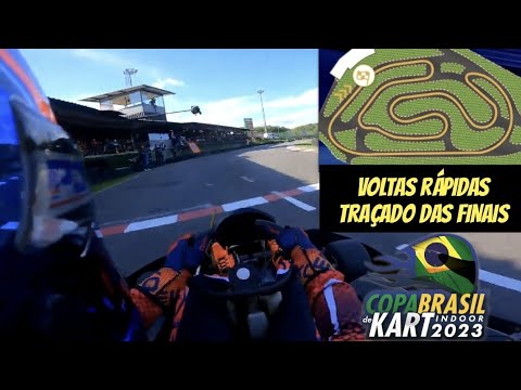Voltas Rápidas Copa Brasil Kart Indoor 2023 - Kartódromo Volta Redonda - Final Cat. Senior