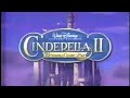Cinderella 2 Dreams Come True Vhs Commercial 2002