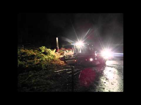 [HD] Holz hacken mit MAN und Fendt bei Nacht