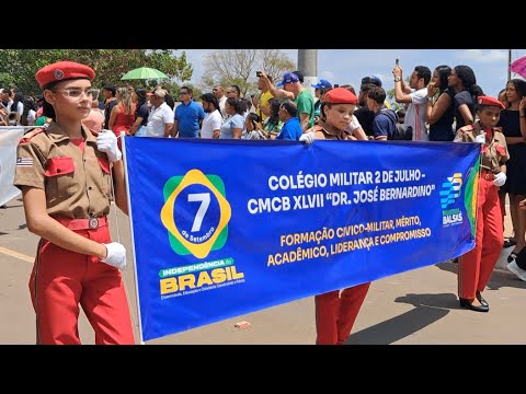 Desfile Colégio Militar 2 de Julho, 7 de setembro Balsas Ma 2026