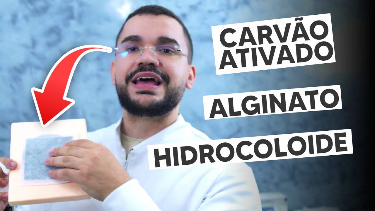 CARVÃO ATIVADO, ALGINATO E HIDROCOLOIDE: QUAL A MELHOR OPÇÃO PARA TRATAR FERIDAS?