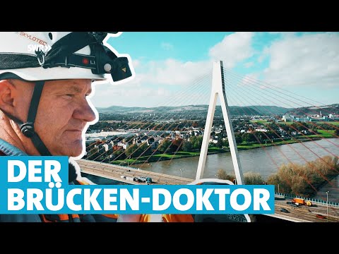 Tief im Bauch und auf 105 Metern Höhe: Wo man sonst nie hinkommt auf der Raiffeisenbrücke / Neuwied