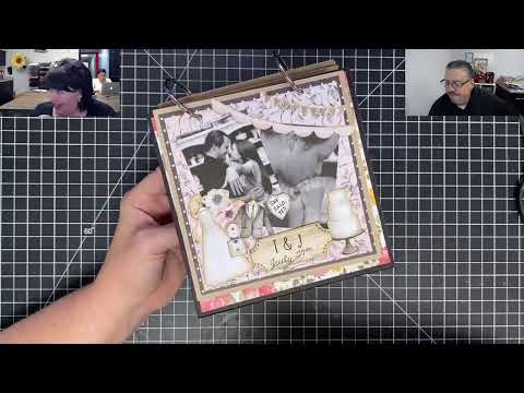 2020 Desk Calendar Turned Mini Album - August