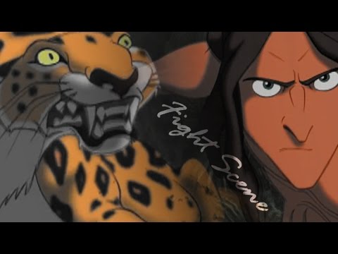 Tarzan - Fight with Sabor (HD)