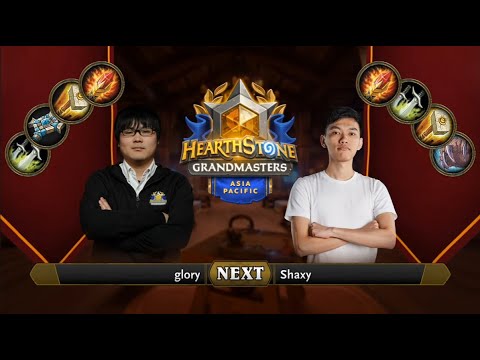 glory vs Shaxy | 2021 Hearthstone Grandmasters Asia-Pacific | Top 8 | Season 1 | Week 1