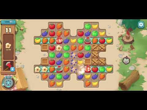 We Bare Bears Match3 Repairs Level 87 - No Boosters