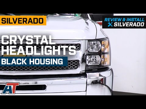 2007-2013 Silverado 1500 Crystal Headlights; Black Housing Review & Install
