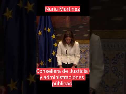 Nuria Martínez Sanchez Consellera de Justicia y administración pública