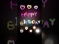 Fireworks Show Happy Birthday