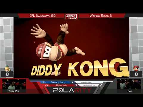CFL Smackdown 150 WiiU - PoppaRat (ZSS) vs Kiki (Diddy Kong) - Winners R3