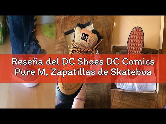 Vídeo relacionado con DC Comics Pure M, Zapatillas de Skateboard para Hombre, Negro (Black/Pirate Black), 42 EU
