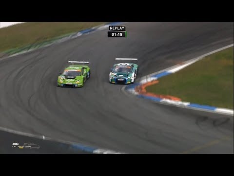 ADAC GT Masters 2018. Race 2 Hockenheimring. Last Laps