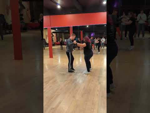 Bachata - Reverse Turn, Hesitation Step, Lead Turns, & Hair Caress Turn