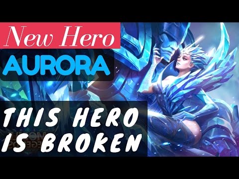 This New Hero Is Broken!! New Hero Aurora Gameplay Mobile Legends Video