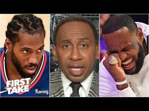 斯蒂芬-A.和麥克斯在開幕式上對湖人和快船的比賽做出了迴應。 (Stephen A. & Max react to Lakers vs. Clippers on Opening Night | First Take)