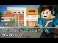 [Tutorial] Minecraft Modern House 20x20 (Plot) HD ...