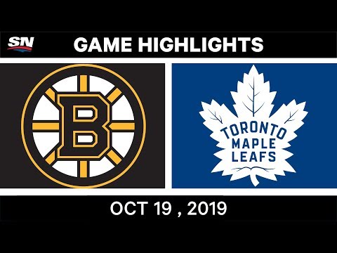 NHL Highlights | Bruins vs. Maple Leafs – Oct. 19, 2019