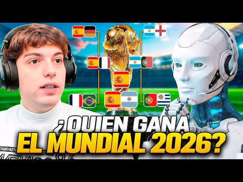 ¿QUIEN GANA EL MUNDIAL 2026 SEGUN LA IA? CAMPEON, RESULTADOS, GOLEADORES y SORPRESAS (2026)