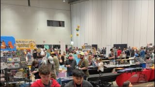 Live Pokemon vending at the flip trade show