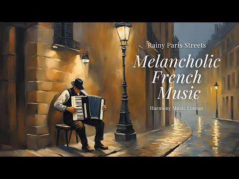 Rainy Paris Streets | Melancholic Accordion And Violin Instrumental Music For Nostalgia & Evocative