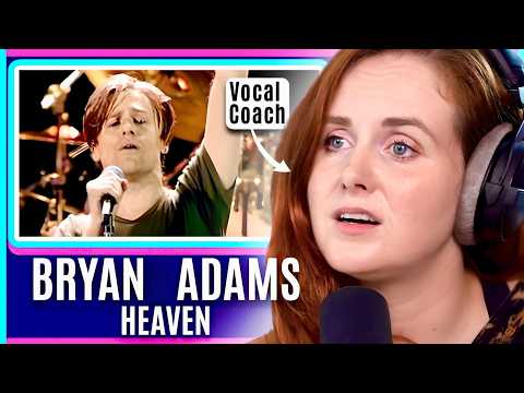How Does Bryan Adams Get That ICONIC Rasp?! | Vocal Coach Analysis | Heaven Reaction