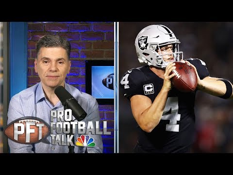 Raiders' Derek Carr could take blame if Antonio Brown struggles | Pro Football Talk | NBC Sports