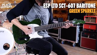 Video thumbnail for No Talking...Just Tones | ESP LTD SCT-607 | Baritone - 7-String - Green Sparkle by Peach Guitars