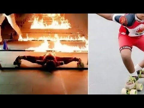 Lowest Limbo Roller-Skating - Guinness World Records