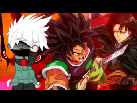 Time 7 Reagindo a Rap do Broly, Kyuubi e Levi (O poder da minha ira 2)