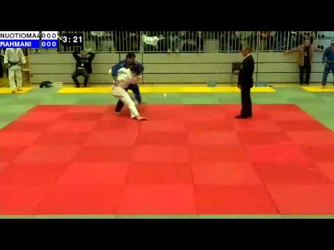 Judo U21 SM 2014: M21-81: NUOTIOMAA - RAHMANI