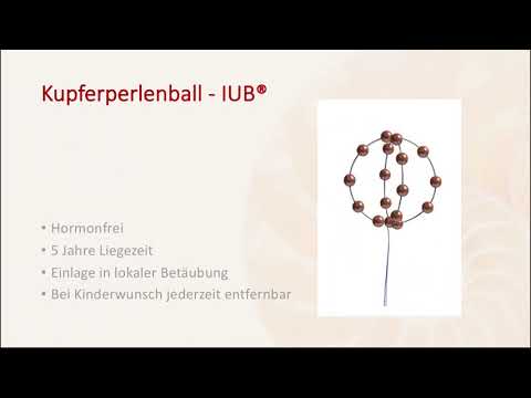 Kupferperlenball Intrauterinball hormonfreie Verhütung Berlin - Frauenarztpraxis am Potsdamer Platz