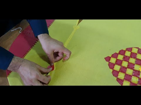 KITE MAKING-MAKING OF KUP- STEP BY STEP-پتنگ سازی-ساڑھ کپ بنانے کا طریقہ-fabricação de pipas