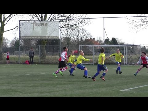 RKAVV E1   FC Lisse E1 ( 1-0 ) 05-03-2016 Gol Sinan Ozen