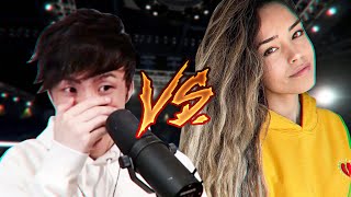 Wrestling fight with Valkyrae??