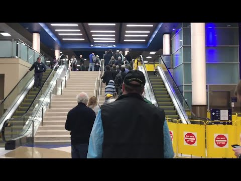 Long lines at Sioux Falls Regional Airport Friday morning