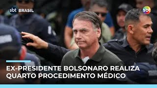Bolsonaro passa por novo procedimento médico após crises de soluços | #SBTBrasil