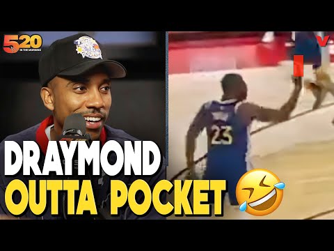 Jeff Teague REACTS to Draymond Green FLIPPING OFF Scottie Barnes after hitting three pointer