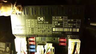 2016 NISSAN ALTIMA 2 5 FUSE LOCATIONS AND A F RATIO SENSOR