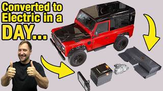 Watch Us Convert a Land Rover Electric in Just One Day!
