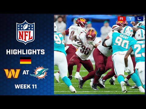 Washington Commanders at Miami Dolphins | 🇩🇪 NFL Highlights | RTL Sport