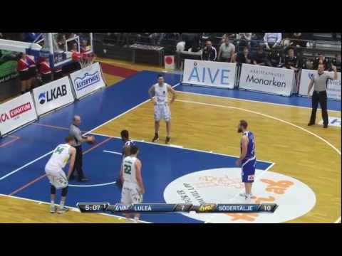 Lulea vs. Sodertalje: Brandon Rozzell #32 (Blue) 1/6/17