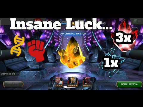 Insane Luck!!!   3x5 star and 1x 6 star crystal opening