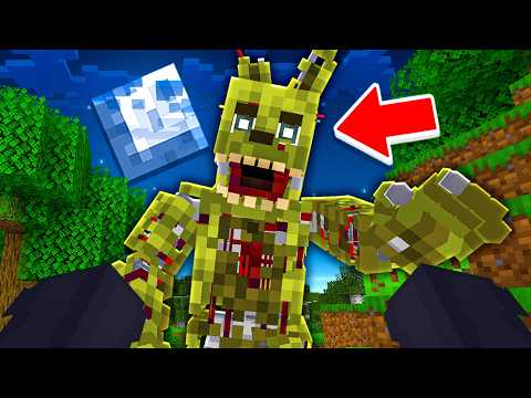 I ADDED FNAF SPRINGTRAP TO MY MINECRAFT WORLD AND...