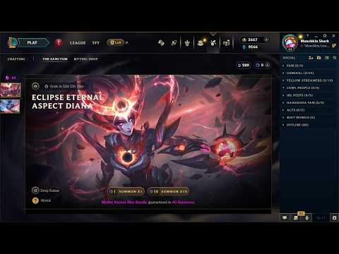 I NEED Eclipse Eternal Aspect Diana from the Sanctum